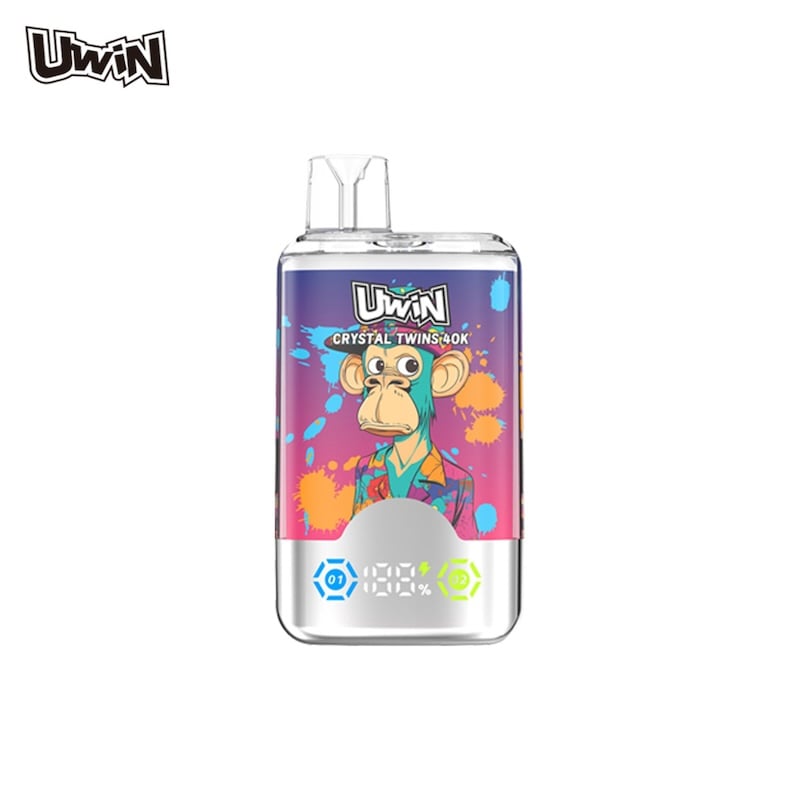 Uwin Crystal Twins 40000 Puffs 40k Disposable Vape - 32ml, 20 Flavors, Rechargeable (Type-C) Uwin Crystal Twins 40000 Puffs 40k Disposable Vape - 32ml, 20 Flavors, Rechargeable (Type-C)