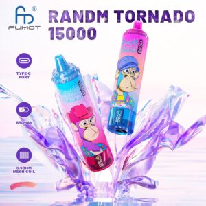 RandM Tornado 15k puff 15000 Disposable E Cigarettes how to vape