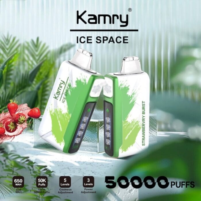 Kamry 50K,kamry disposable,kamry vape,Kamry 50000 Puff,Adjustable ICE Vape Bazar Vape