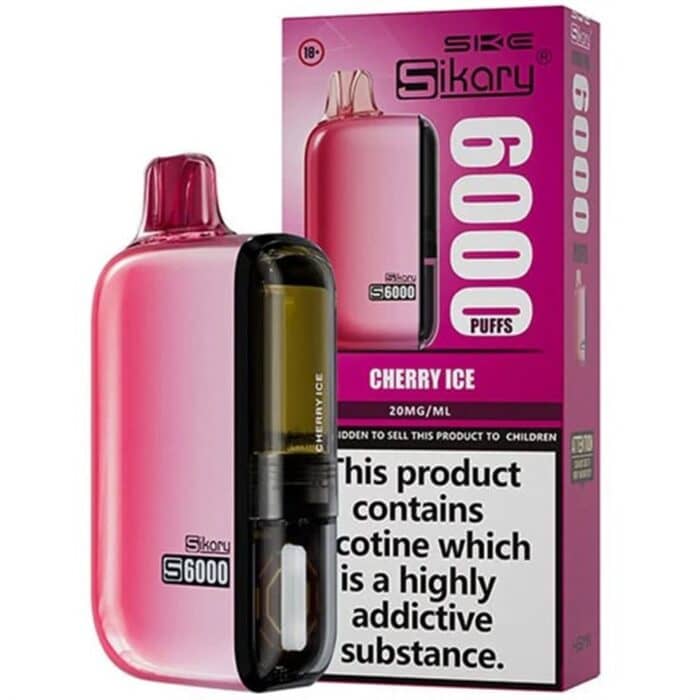 SKE Sikary S6000,SKE Sikary 6000,ske sikary vape,ske 6000 puff,ske 6k puff Bazar Vape