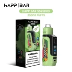 HAPP BAR 25000 Puffs Disposable Vape Pod - Prefilled Flavors, Mesh Coil, Rechargeable