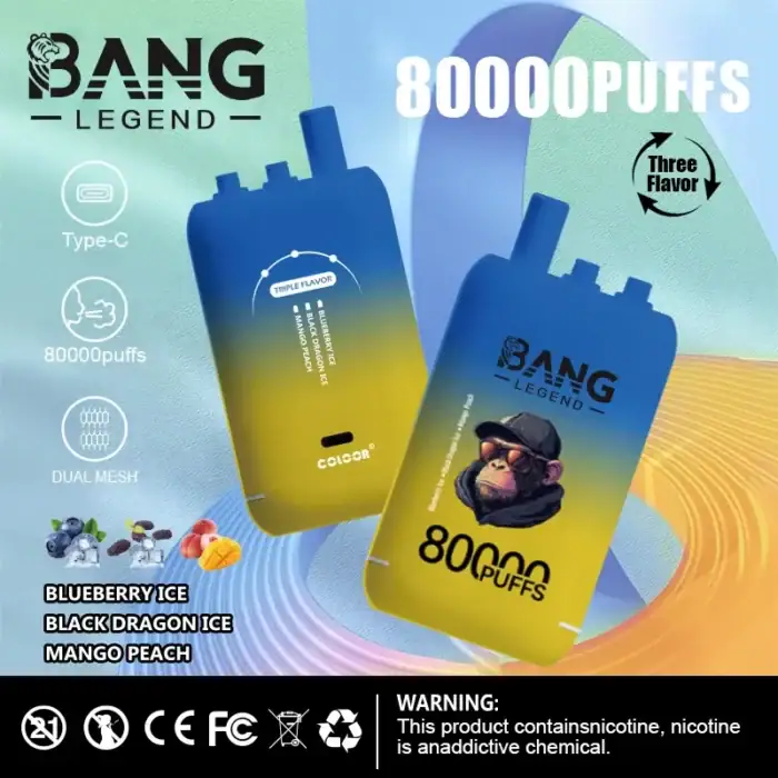 Bang Legend 80000,Bang 80K,Bang 80000,Bang Vape,Original Bang vape Bazar Vape