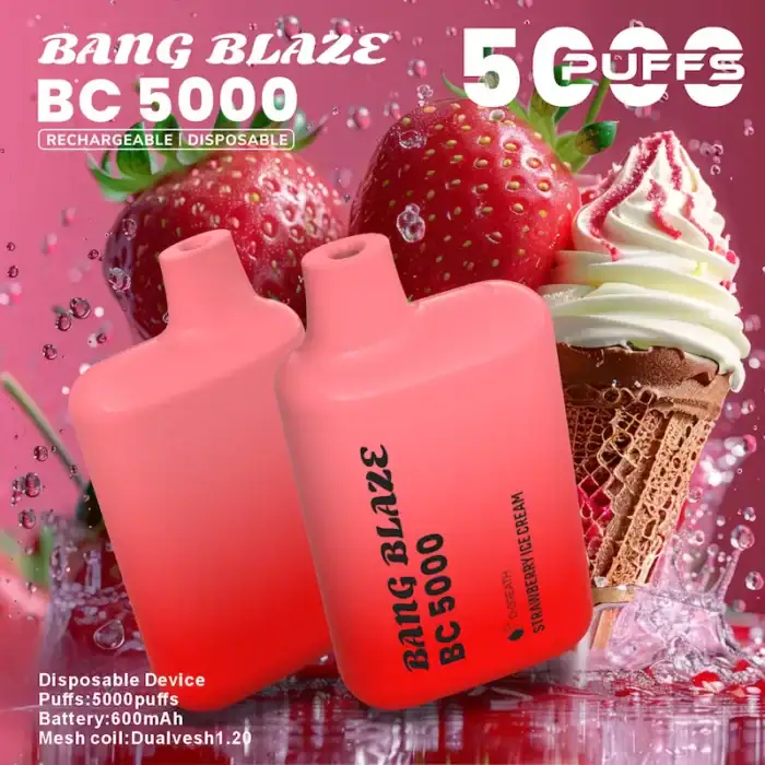 Bang Blaze BC5000,BC5000 vape,Bang Blaze disposable,BC5000 5k vape,Blaze BC5000 5k Bazar Vape