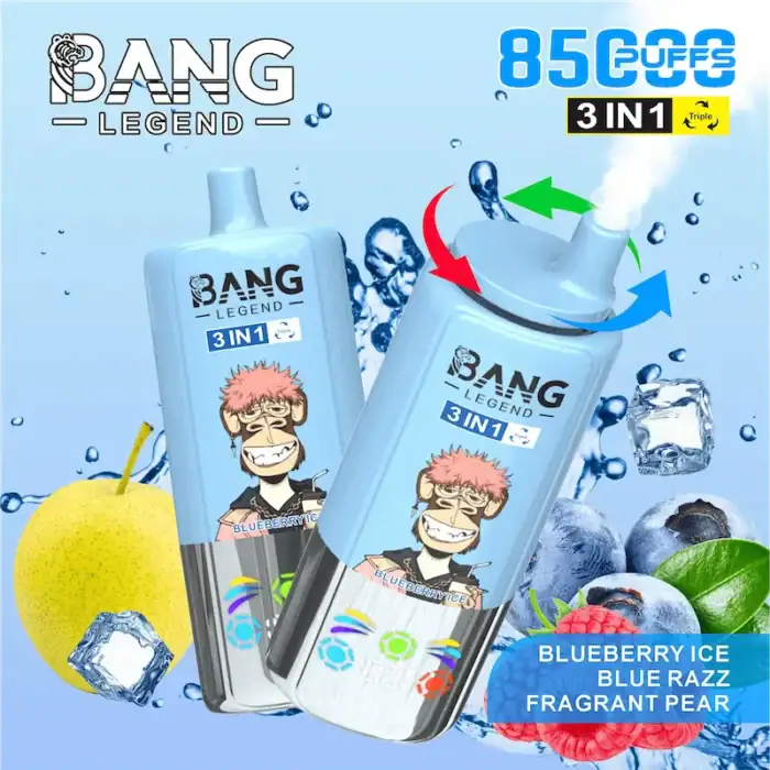 Bang Legend 85000,Bang vape 85000 puffs,Bang Legend 85K,bang vape manufacturer,bang legend Bazar Vape