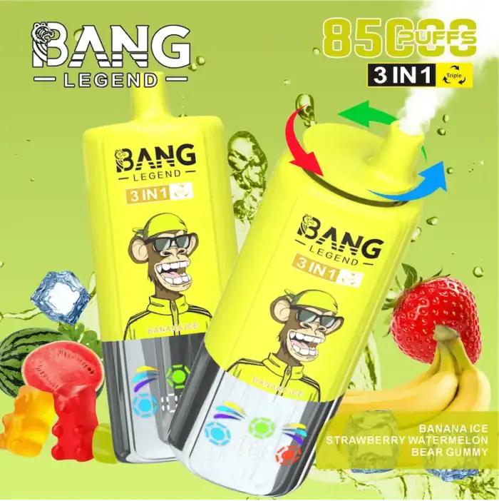 Bang Legend 85000,Bang vape 85000 puffs,Bang Legend 85K,bang vape manufacturer,bang legend Bazar Vape