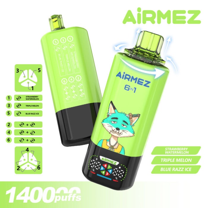 Airmez 140k 140000 Puffs long lasting disposable vape