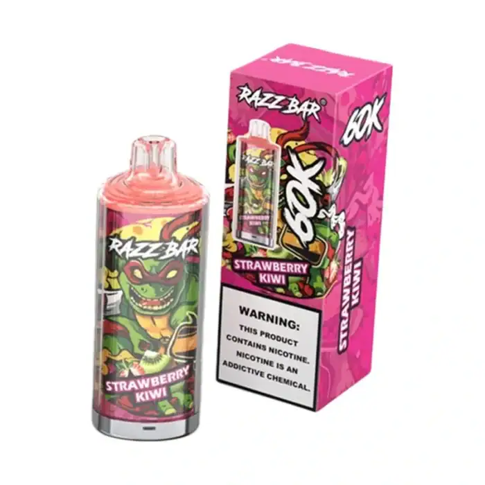 RAZZ BAR 60000 60k Puffs Disposable Vape - 16 Flavors, Dual Mesh Coils, 650mAh USB-C Rechargeable Razz Bar 60K Puffs 60000 Disposable Vape - 2% & 5% Nicotine 16 Flavors Rechargeable