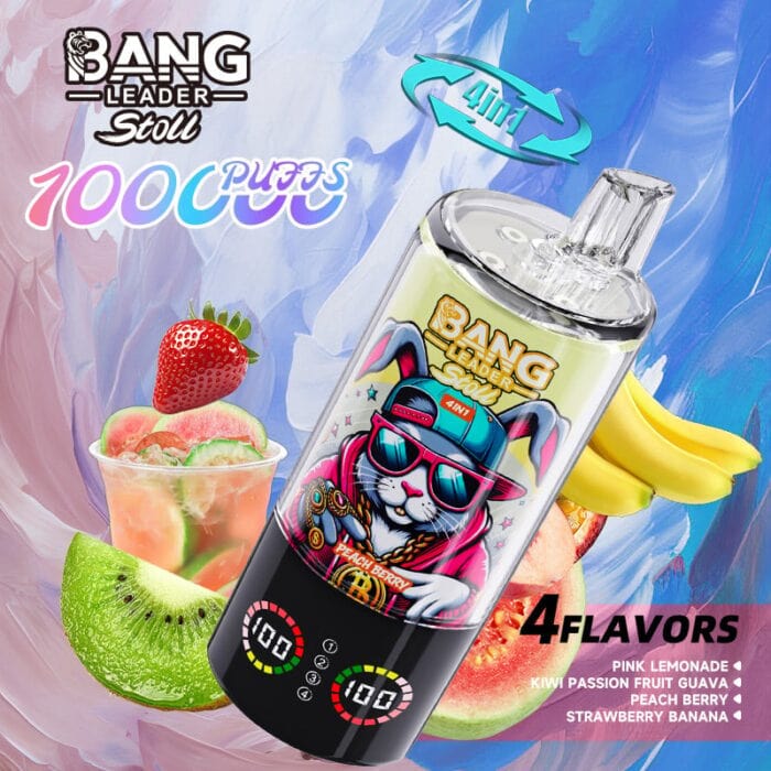 Bang Leader 100K,100K Puff,100000 puffs,bang leader stoll 100k,bang leader vape Bazar Vape