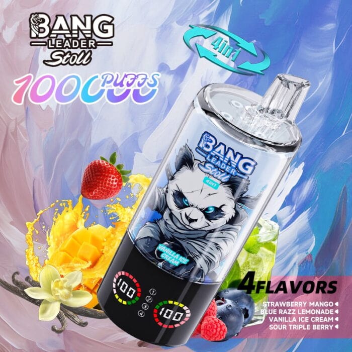 Bang Leader 100K,100K Puff,100000 puffs,bang leader stoll 100k,bang leader vape Bazar Vape