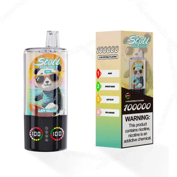 Bang Leader 100K,100K Puff,100000 puffs,bang leader stoll 100k,bang leader vape Bazar Vape