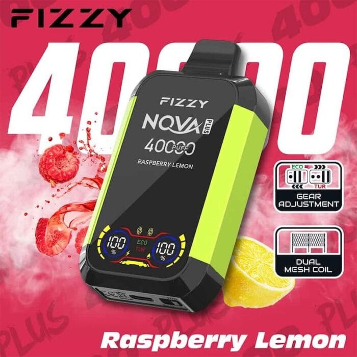 imgi 36 Fizzy 40K puff Nova Plus Dual Mesh Disposable Vape Whosesale raspberry lemon