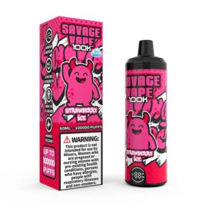 SAVAGE VAPE 100k Puffs Disposable Vape Kit - 30mg Nic Salt MTL | 1000mAh