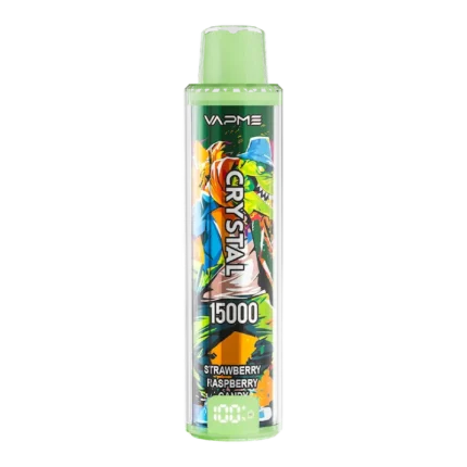 VAPME CRYSTAL 15k puffs crystal bar rechargeable disposable vape 25ml e-liquid