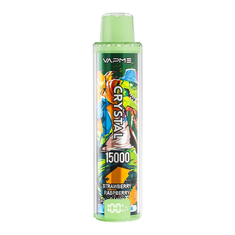 VAPME CRYSTAL 15k puffs crystal bar rechargeable disposable vape 25ml e-liquid