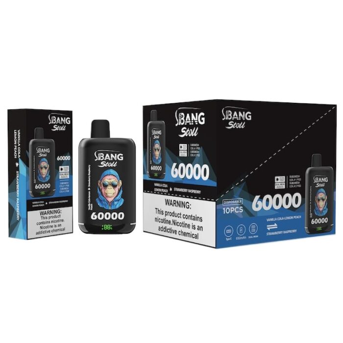 Bang Stoll 60K Puffs 60000 Disposable Vape | 20ml + 20ml Dual Tank | 12 Flavors vs elf bar bang blaze 60k