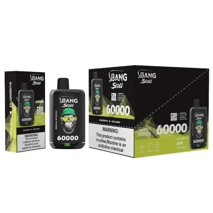 Bang Stoll 60K Puffs 60000 Disposable Vape | 20ml + 20ml Dual Tank | 12 Flavors vs elf bar bang blaze 60k