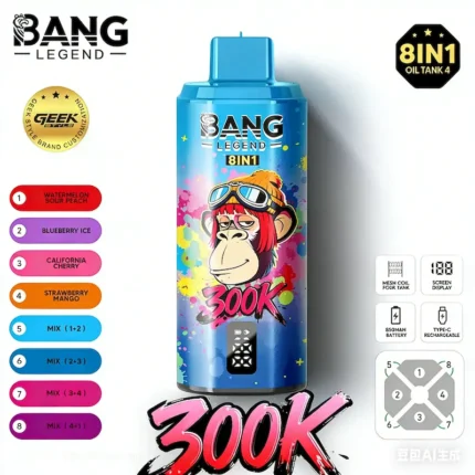 40ml e-juice capacity indicator on Bang Legend 300000 puff vape