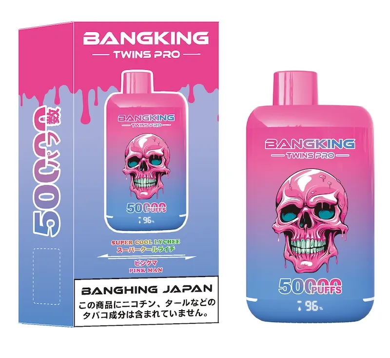 Bang King Twins 50K Pro puffs 50000 puffs with dual flavor switch