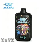 QQ Bang 80K disposable vape mesh coil cross section showing vapor production technology