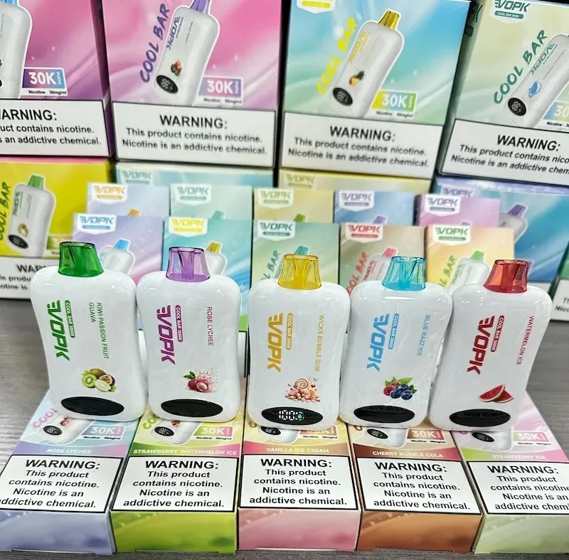 VOPK Cool Bar 30k VOPK Cool Bar 30K disposable vape device design front view