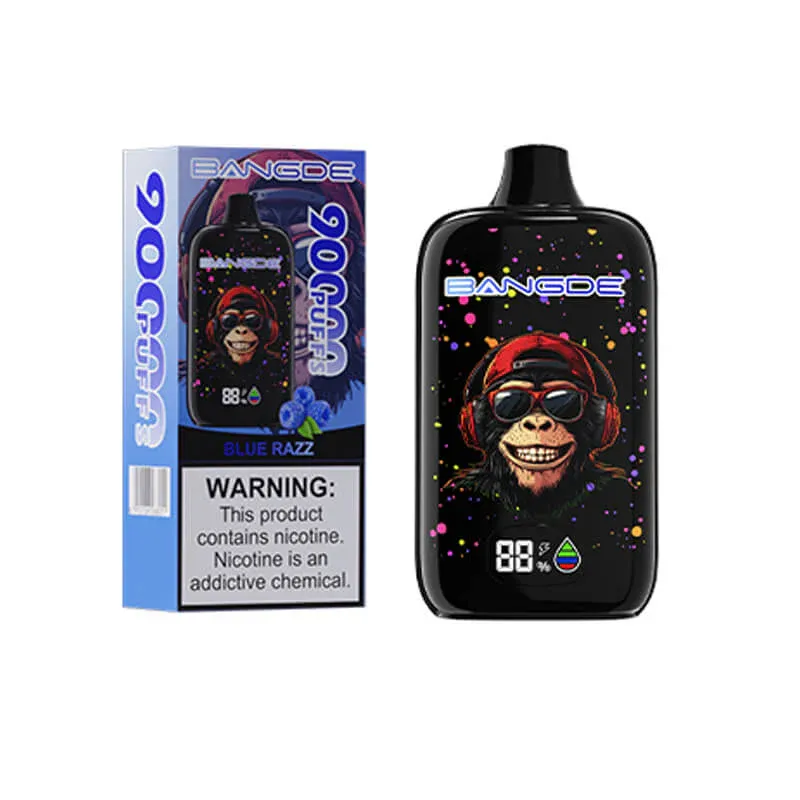 bang de 90k Bazar Vape Transparent e-liquid window showing remaining juice capacity on BANG DE 90K vape