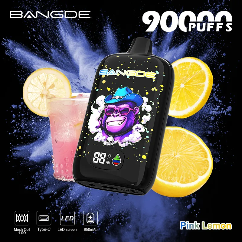 bang de 90k Bazar Vape USB-C charging port on bottom of BANG DE 90000 rechargeable disposable vape