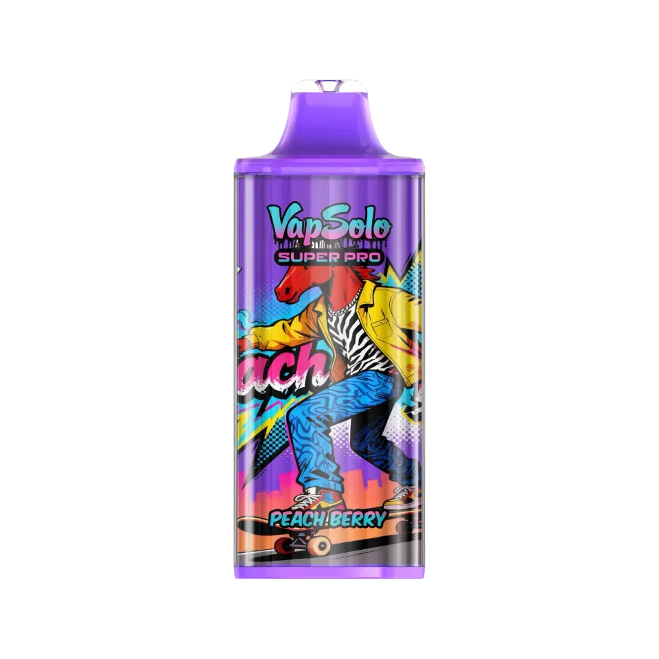 Vapsolo Super Pro 30K Bazar Vape rechargeable disposable vape showing usb type c fast charging port for vapsolo super pro 30k