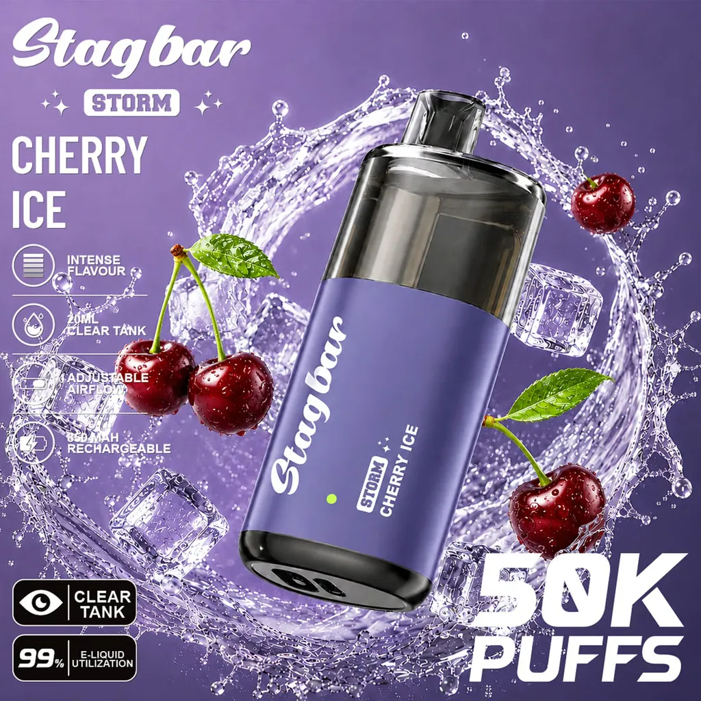 STAG BAR Storm 50k STAG BAR Storm 50000 Züge, Einweg-E-Zigarette mit 50000 Zügen, Stag Bar Storm im Großhandel, 50k Einweg-E-Zigarette, Stag Bar Vape Bazar Vape