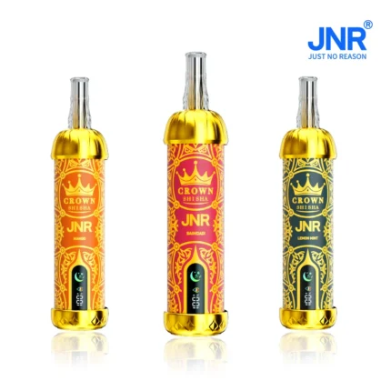 JNR Crown Shisha 100K puffs 100000 puffs DTL e-shisha device with leather exterior