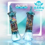 Shisha-inspired high cylinder design with transparent mouthpiece on QQ Bang 500K