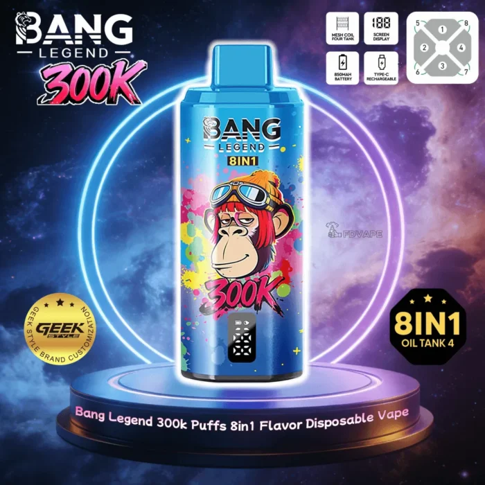 40ml e-juice capacity indicator on Bang Legend 300000 puff vape