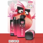 4 independent e-liquid tanks and 4 mesh coils inside Bang King 500K disposable vape