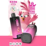650mAh rechargeable battery with Type-C port on Bang King 500K