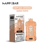 Happ Bar GR30000 30K Disposable Vape | 30ml E-Liquid | 5% & 2% Nicotine Options | Rechargeable Type-C