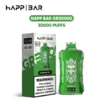 Happ Bar GR30000 30K Disposable Vape | 30ml E-Liquid | 5% & 2% Nicotine Options | Rechargeable Type-C