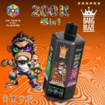 Bang Blaze 200K six flavor options including Tropical Blast Blueberry Raspberry Strawberry Watermelon displayed together