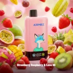 Twist-to-switch mouthpiece for dual flavor system on Airmez 2in1 80K vape