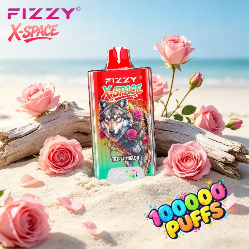 Fizzy X SPACE 100K 650mAh rechargeable battery indicator on Fizzy X SPACE 100K device