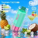 VAPEN OCTO oil and battery level display screen - disposable vape with smart indicator