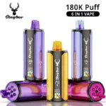 Stag Bar 180K puffs 6 in 1 flavor indicator on LED display