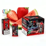 Hand holding UZY 60000 puffs vape showing ergonomic 120g weight design