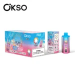 OKSO 120K Puffs 120000 6-in-1 Disposable Vape- Triple Mesh Coil, 20mL × 3, 0-5% Nicotine, LED Display