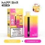 Happ Bar Twin Pod 35000 35k Puffs Rechargeable Disposable Vape (Dual 18ml Tanks, 5% Nic)