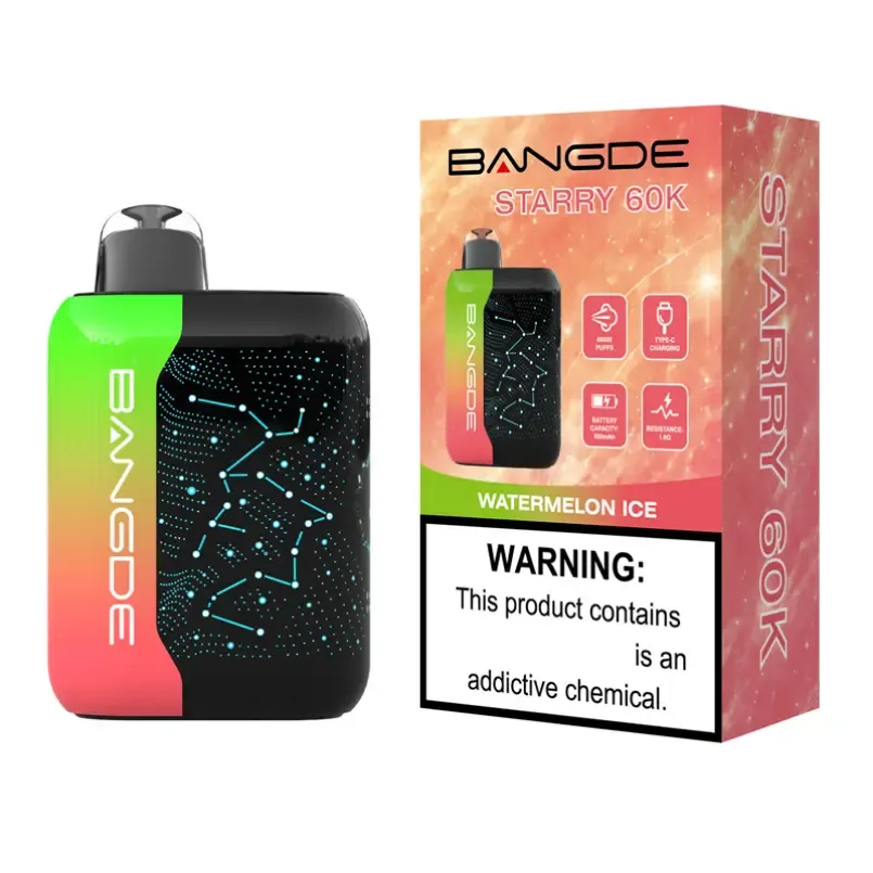 Bang DE Starry 60K puffs 60000 puffs with smart display screen