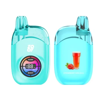 ZOOY Astro Bar 70K disposable vape 70000 puffs with visible 20ml tank and LED display