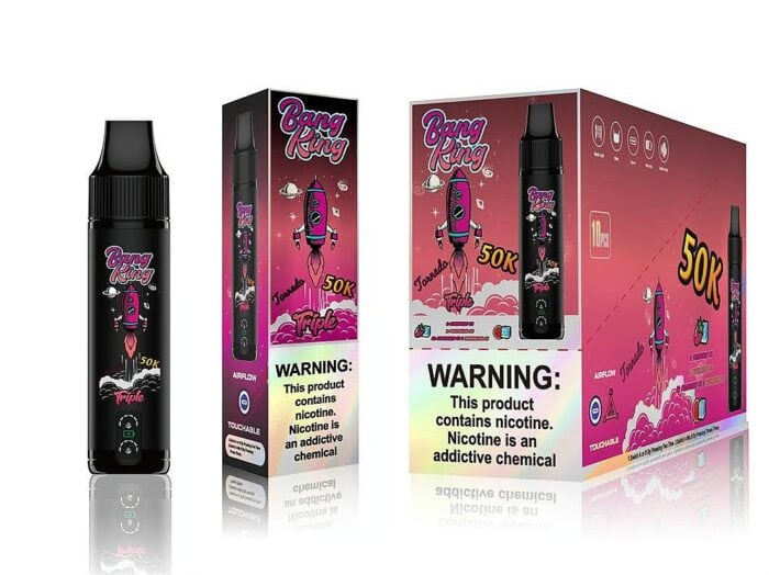 Bang King Triple 50k | 50000 Puffs | Disposable Vape | 10 Flavors | Rechargeable