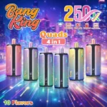Bang King 250k Puffs Disposable Vape | 4-in-1 Quads & 60ml E-Liquid