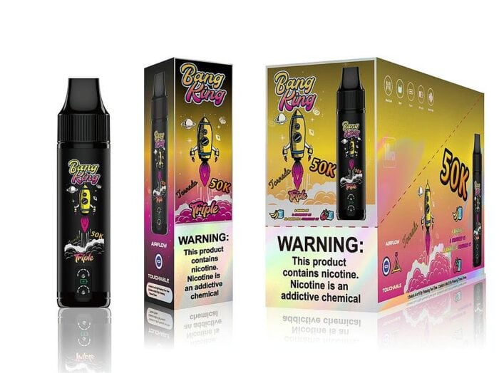 Bang King Triple 50k | 50000 Puffs | Disposable Vape | 10 Flavors | Rechargeable