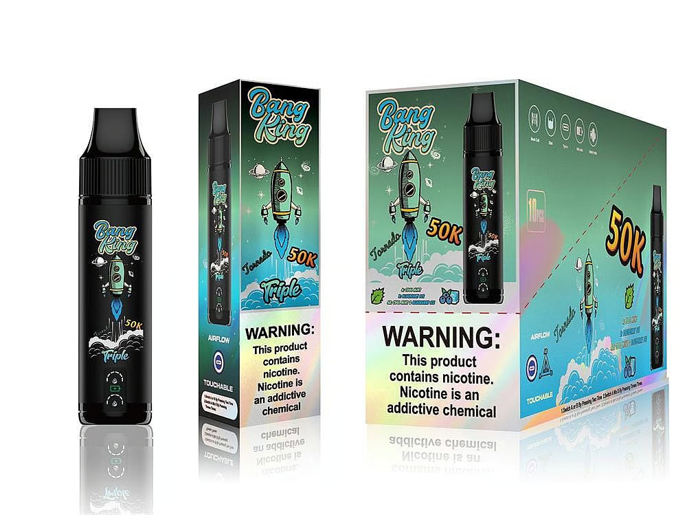 Bang King Triple 50k | 50000 Puffs | Disposable Vape | 10 Flavors | Rechargeable