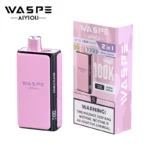 Curated flavor pairings for WASPE 100K Pro 2-in-1 dual taste vape displayed as combination sets